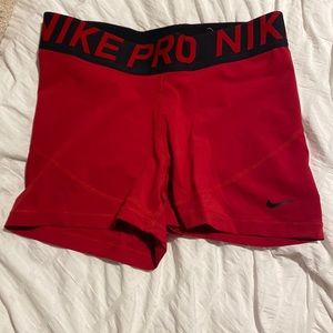 Red Athletics Shorts
